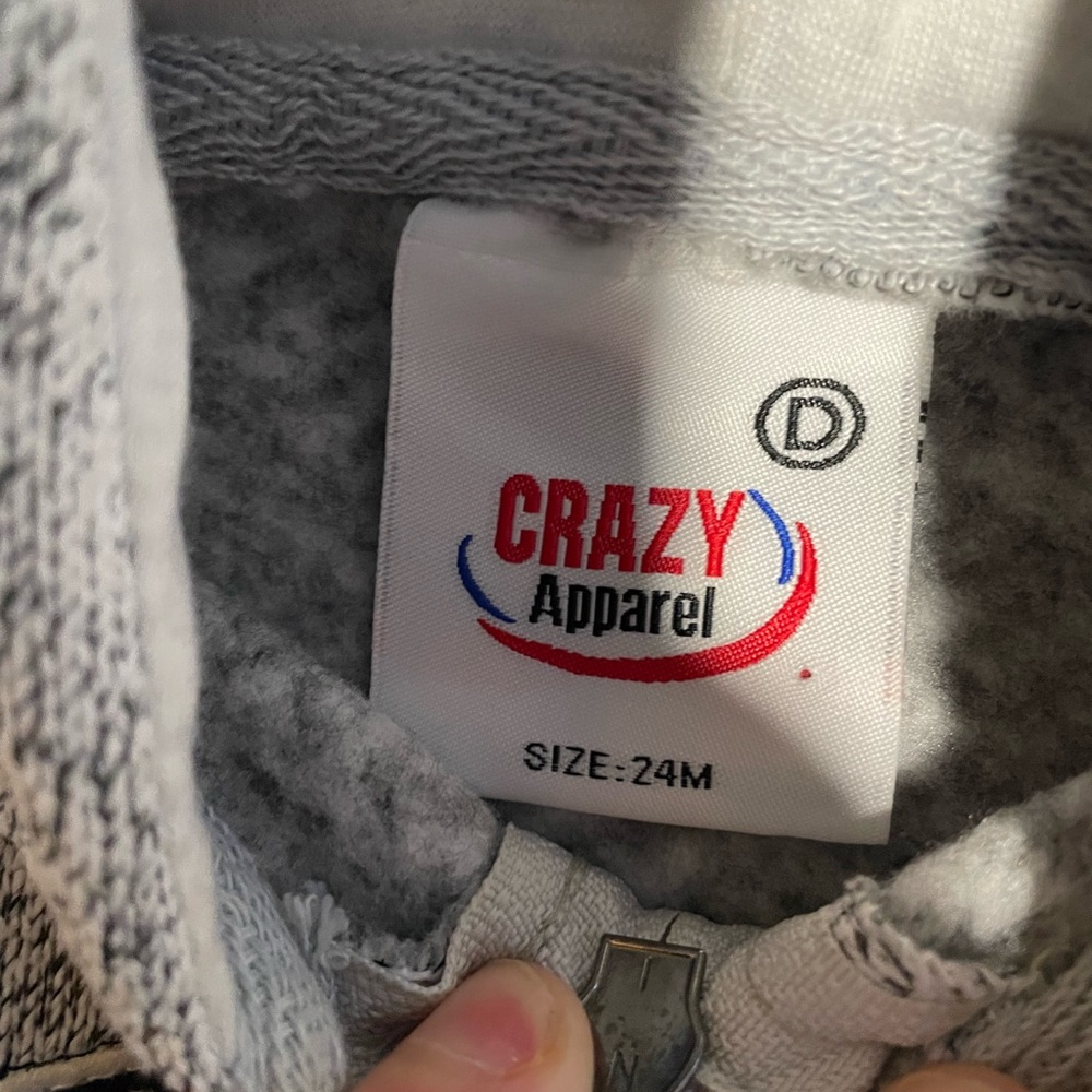 Toddler sweat jacket